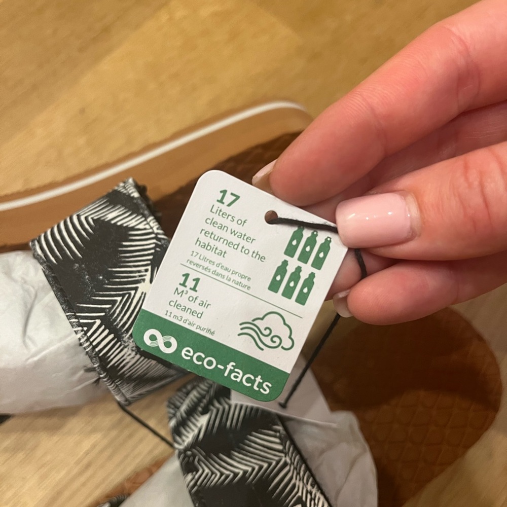 Volcom Palm Leaf Eco Recliner Sandals - Black and White - Picture 6 of 8